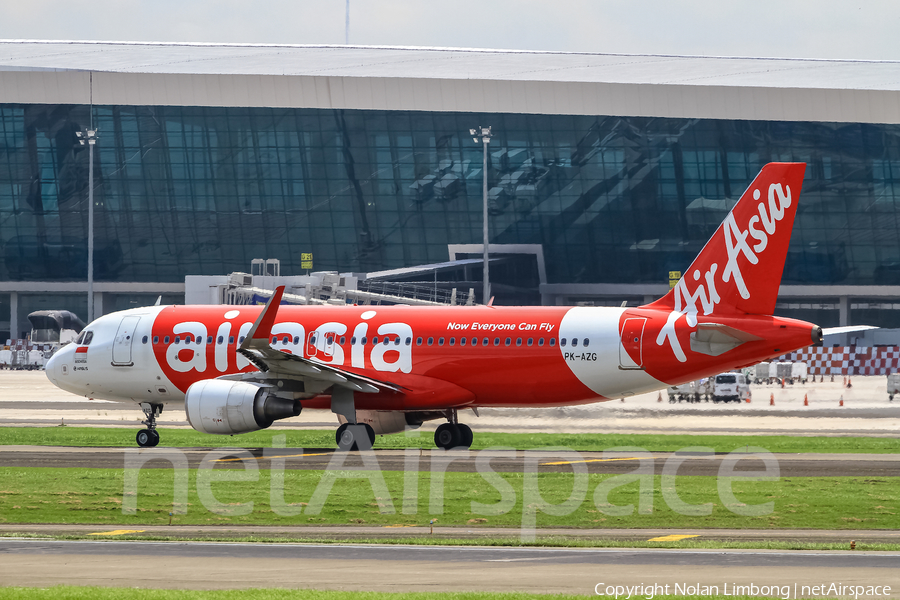 Indonesia AirAsia Airbus A320-216 (PK-AZG) | Photo 378069
