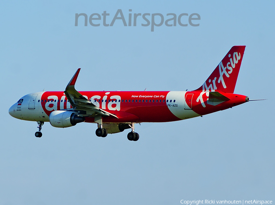 Indonesia AirAsia Airbus A320-216 (PK-AZG) | Photo 355846
