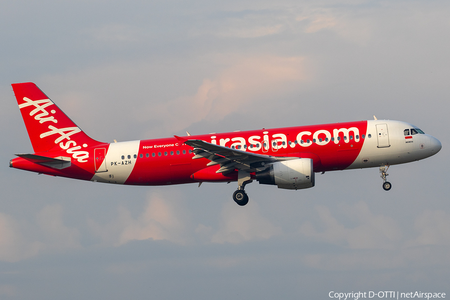 Indonesia AirAsia Airbus A320-216 (PK-AZH) | Photo 282961