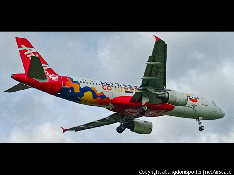 Indonesia AirAsia Airbus A320-216 (PK-AZI) | Photo 619301