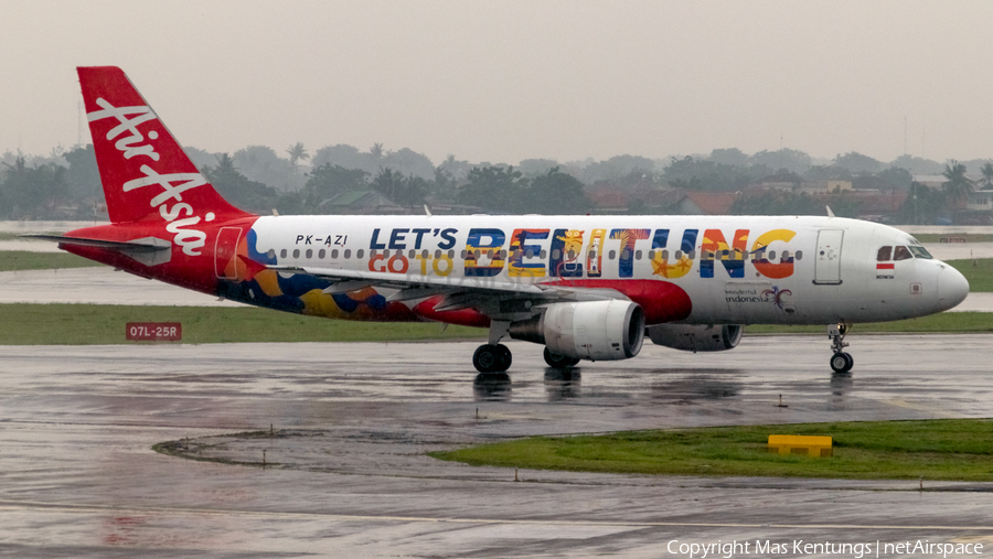 Indonesia AirAsia Airbus A320-216 (PK-AZI) | Photo 514160