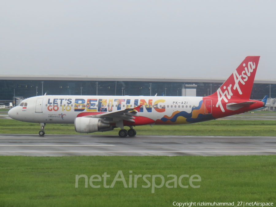 Indonesia AirAsia Airbus A320-216 (PK-AZI) | Photo 622033