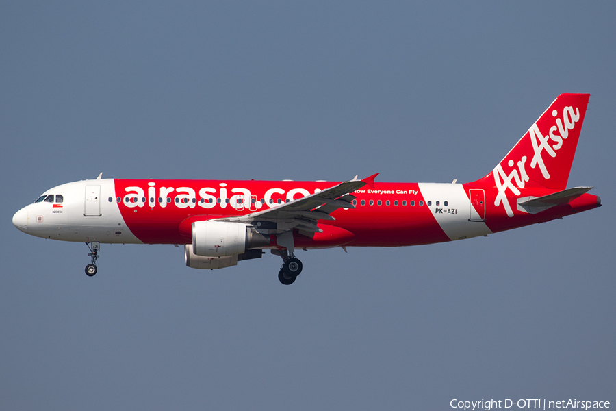 Indonesia AirAsia Airbus A320-216 (PK-AZI) | Photo 286382