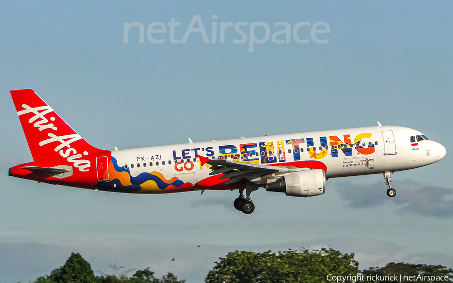 Indonesia AirAsia Airbus A320-216 (PK-AZI) | Photo 579492