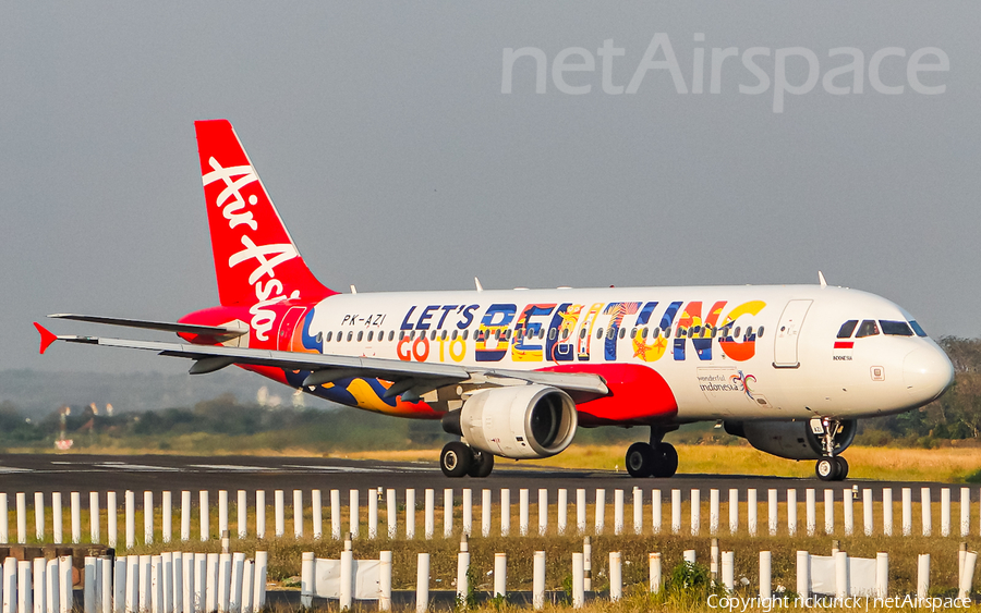 Indonesia AirAsia Airbus A320-216 (PK-AZI) | Photo 599135