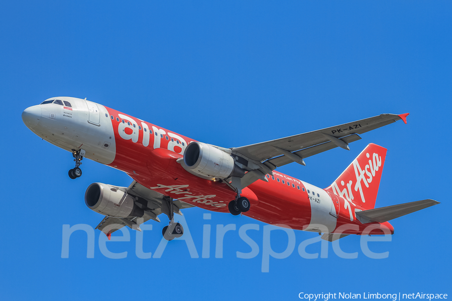 Indonesia AirAsia Airbus A320-216 (PK-AZI) | Photo 368516