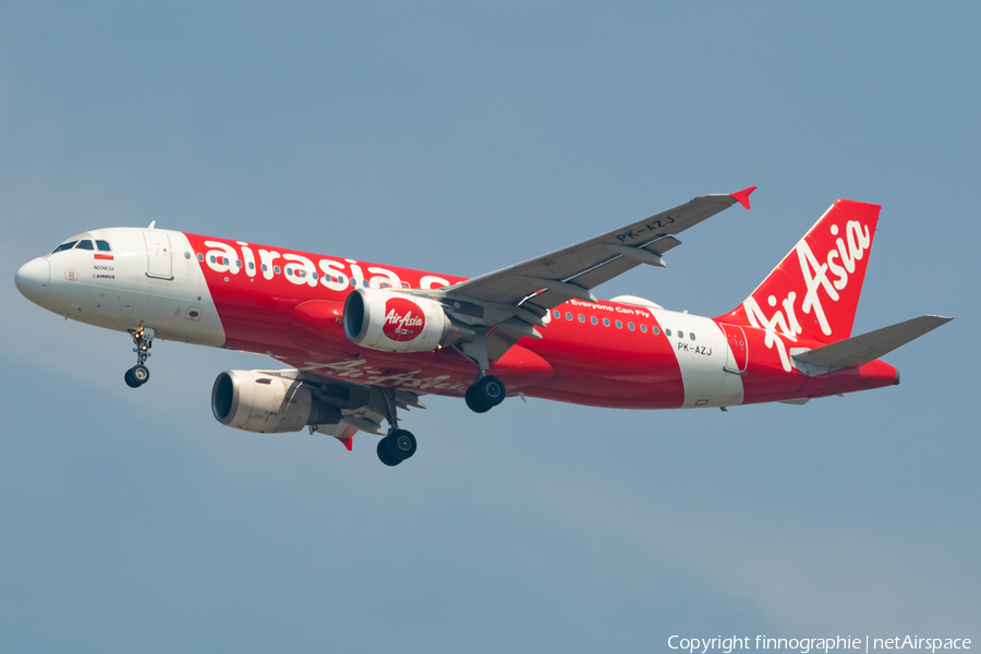 Indonesia AirAsia Airbus A320-216 (PK-AZJ) | Photo 562292