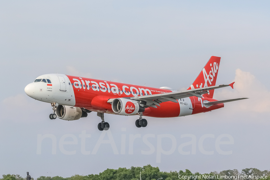 Indonesia AirAsia Airbus A320-216 (PK-AZJ) | Photo 468292