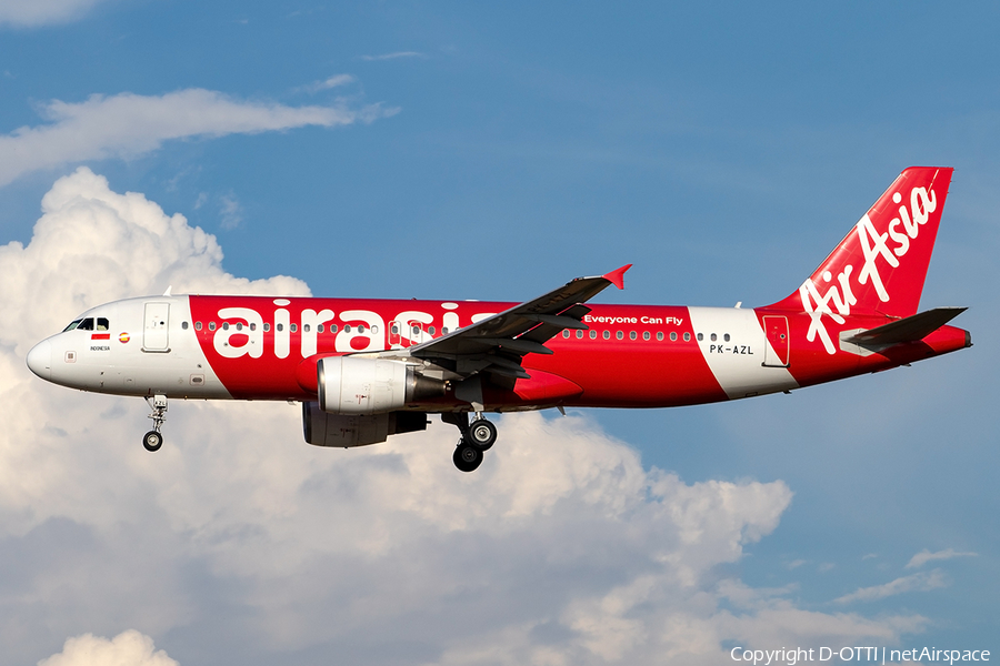 Indonesia AirAsia Airbus A320-216 (PK-AZL) | Photo 284625