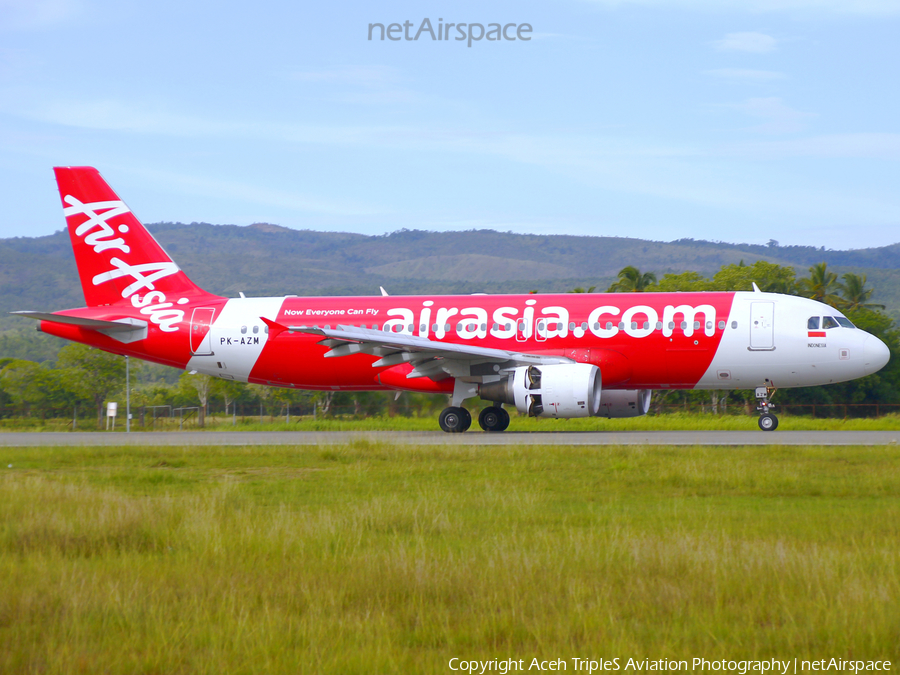 Indonesia AirAsia Airbus A320-216 (PK-AZM) | Photo 520312