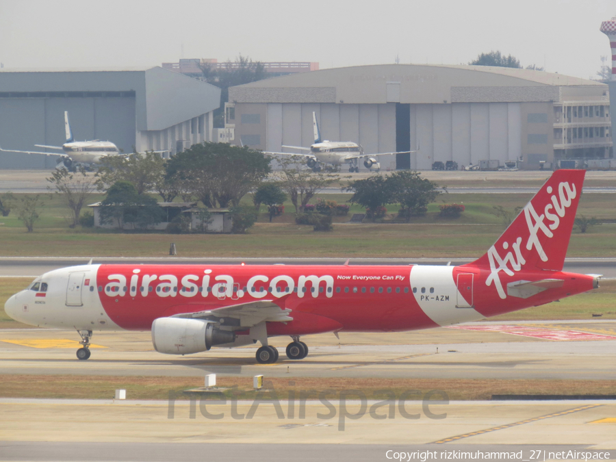 Indonesia AirAsia Airbus A320-216 (PK-AZM) | Photo 622882