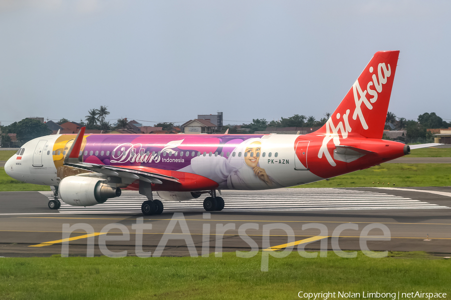 Indonesia AirAsia Airbus A320-216 (PK-AZN) | Photo 375704