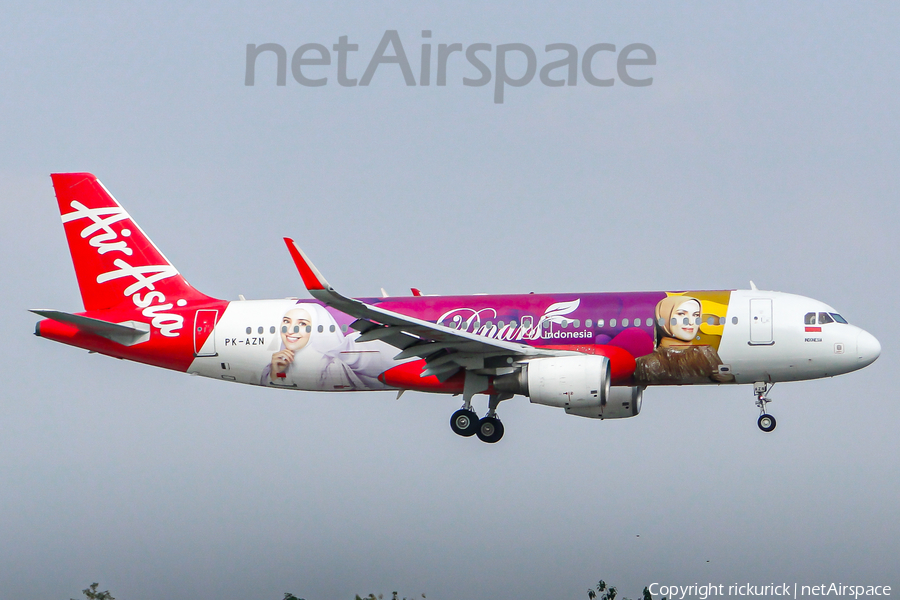 Indonesia AirAsia Airbus A320-216 (PK-AZN) | Photo 570502