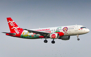 Indonesia AirAsia Airbus A320-216 (PK-AZS) at  Adisumarmo International, Indonesia