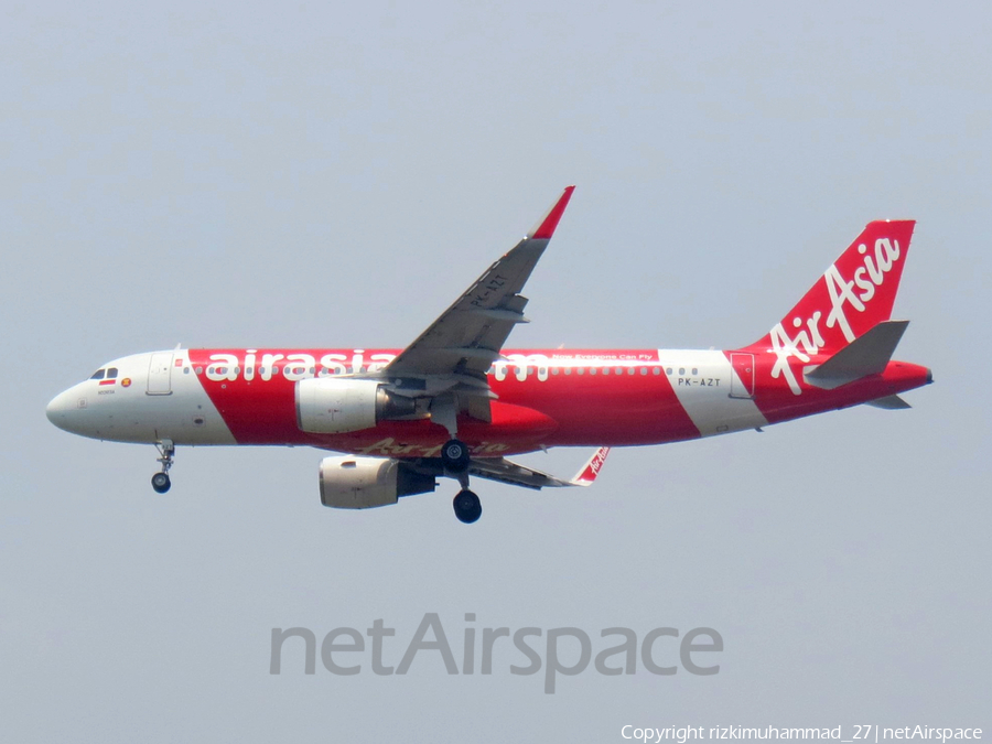 Indonesia AirAsia Airbus A320-216 (PK-AZT) | Photo 622202