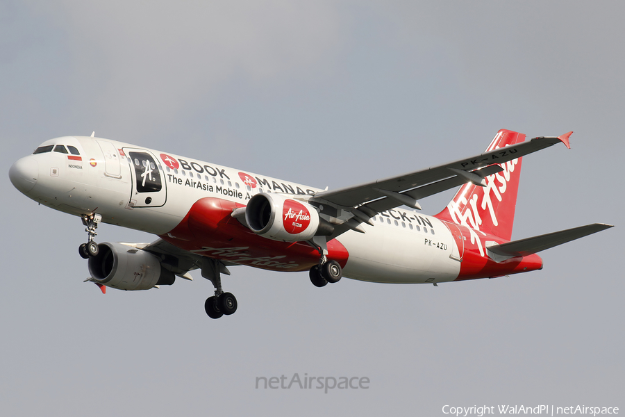 Indonesia AirAsia Airbus A320-216 (PK-AZU) | Photo 612875