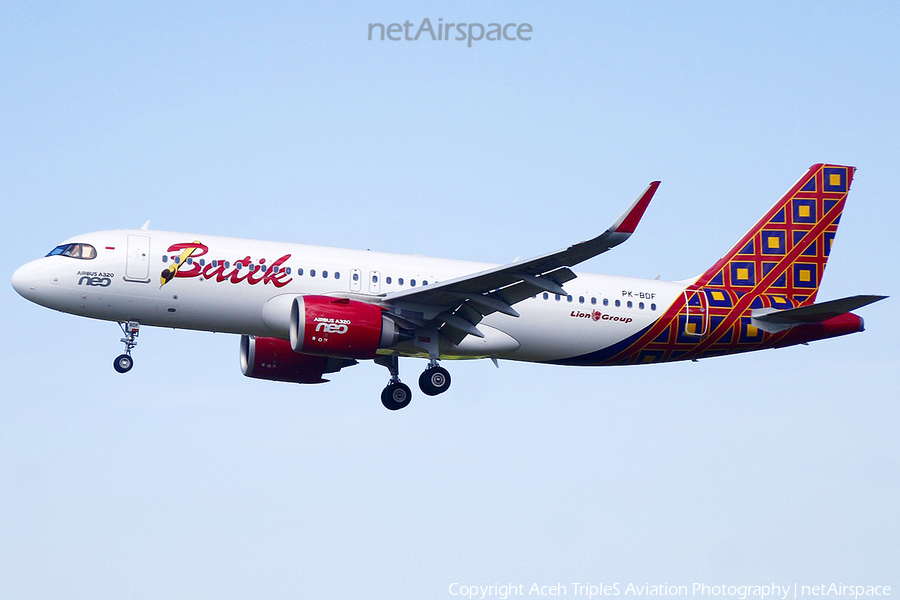 Batik Air Airbus A320-251N (PK-BDF) | Photo 430540