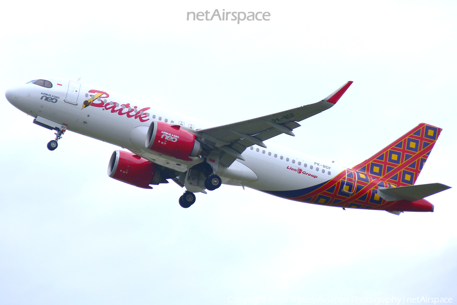 Batik Air Airbus A320-251N (PK-BDF) | Photo 537582