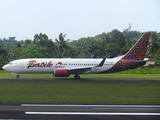 Batik Air Boeing 737-8U3 (PK-BGK) at  Palembang - Sultan Mahmud Badaruddin II International, Indonesia
