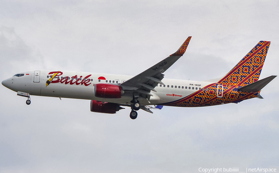 Batik Air Boeing 737-86N (PK-BGP) | Photo 529571