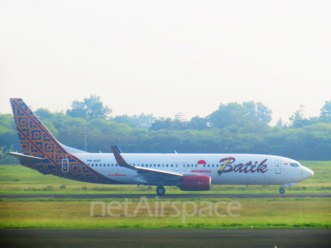 Batik Air Boeing 737-86N (PK-BGP) at  Palembang - Sultan Mahmud Badaruddin II International, Indonesia