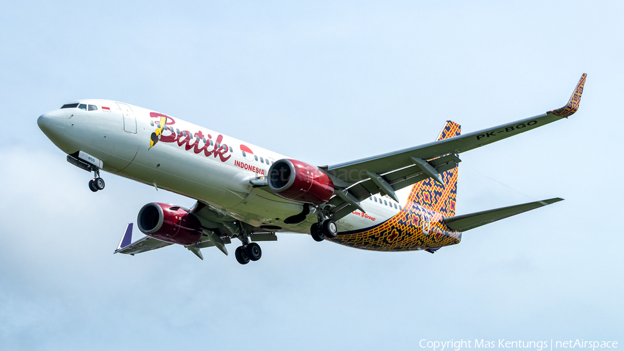 Batik Air Boeing 737-86N (PK-BGQ) | Photo 537277