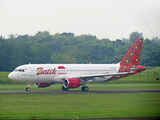 Batik Air Airbus A320-214 (PK-BKQ) at  Palembang - Sultan Mahmud Badaruddin II International, Indonesia