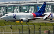 Sriwijaya Air Boeing 737-524 (PK-CLC) at  Balikpapan Sepinggan - International, Indonesia