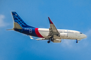 Sriwijaya Air Boeing 737-524 (PK-CLE) at  Palembang - Sultan Mahmud Badaruddin II International, Indonesia