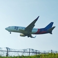 Sriwijaya Air Boeing 737-524 (PK-CLL) at  Balikpapan Sepinggan - International, Indonesia