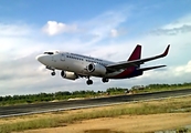 Sriwijaya Air Boeing 737-524 (PK-CMC) at  Sorong Domine Eduard Osok, Indonesia