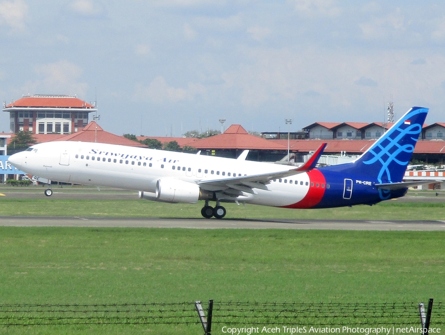 Sriwijaya Air Boeing 737-86N (PK-CRE) | Photo 401933