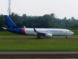 Sriwijaya Air Boeing 737-86N (PK-CRF) at  Palembang - Sultan Mahmud Badaruddin II International, Indonesia
