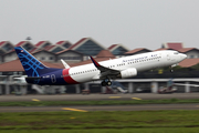 Sriwijaya Air Boeing 737-86N (PK-CRH) at  Jakarta - Soekarno-Hatta International, Indonesia