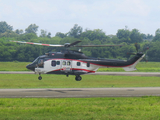 Derazona Helicopters Eurocopter AS332L1 Super Puma (PK-DAI) at  Palembang - Sultan Mahmud Badaruddin II International, Indonesia