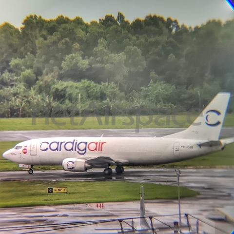 Cardig Air Boeing 737-301(SF) (PK-DJS) at  Balikpapan Sepinggan - International, Indonesia