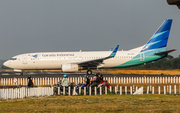 Garuda Indonesia Boeing 737-8BK (PK-GFG) at  Adisumarmo International, Indonesia