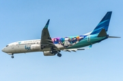 Garuda Indonesia Boeing 737-86N (PK-GFI) at  Surabaya - Juanda International, Indonesia