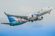 Garuda Indonesia Boeing 737-86N (PK-GFJ) at  Adisumarmo International, Indonesia