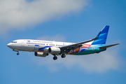 Garuda Indonesia Boeing 737-86N (PK-GFJ) at  Adisumarmo International, Indonesia