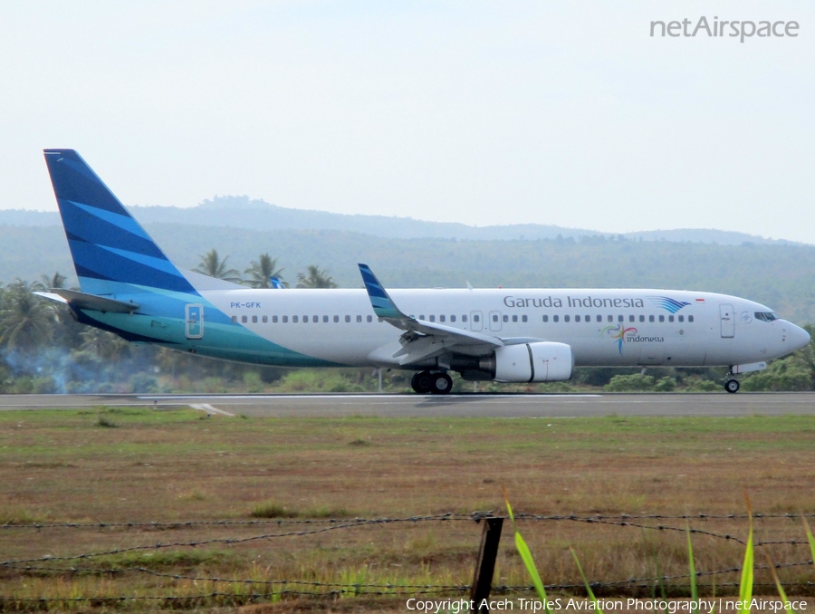 Garuda Indonesia Boeing 737-86N (PK-GFK) | Photo 401987