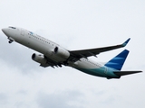 Garuda Indonesia Boeing 737-81D (PK-GFQ) at  Banda Aceh - Sultan Iskandar Muda International, Indonesia