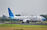 Garuda Indonesia Boeing 737-81D (PK-GFQ) at  Adisumarmo International, Indonesia