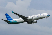 Garuda Indonesia Boeing 737-81D (PK-GFQ) at  Adisumarmo International, Indonesia