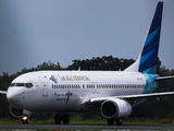 Garuda Indonesia Boeing 737-86N (PK-GFS) at  Syamsudin Noor International, Indonesia