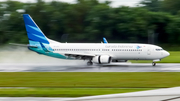 Garuda Indonesia Boeing 737-86N (PK-GFS) at  Balikpapan Sepinggan - International, Indonesia