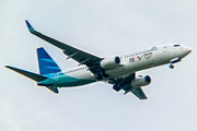 Garuda Indonesia Boeing 737-86N (PK-GFU) at  Palembang - Sultan Mahmud Badaruddin II International, Indonesia