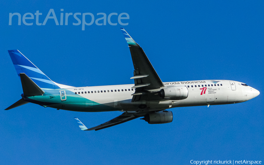 Garuda Indonesia Boeing 737-86N (PK-GFU) | Photo 581723