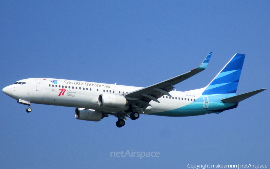 Garuda Indonesia Boeing 737-86N (PK-GFU) | Photo 524086