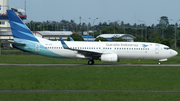 Garuda Indonesia Boeing 737-8U3 (PK-GFX) at  Medan - Kualanamu International, Indonesia